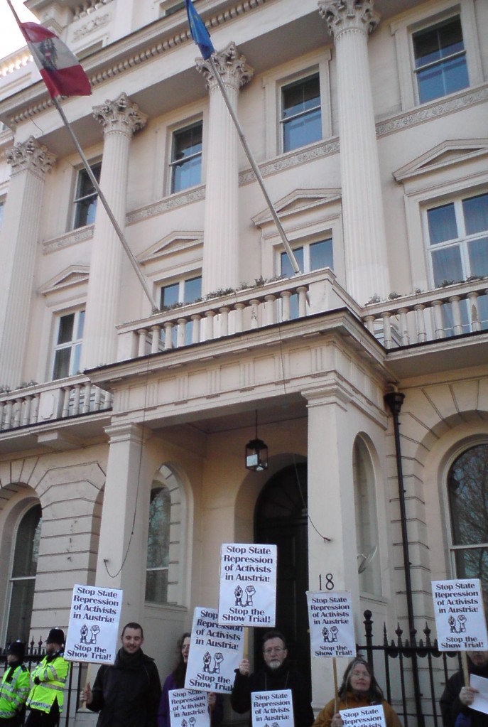 Demonstration in London